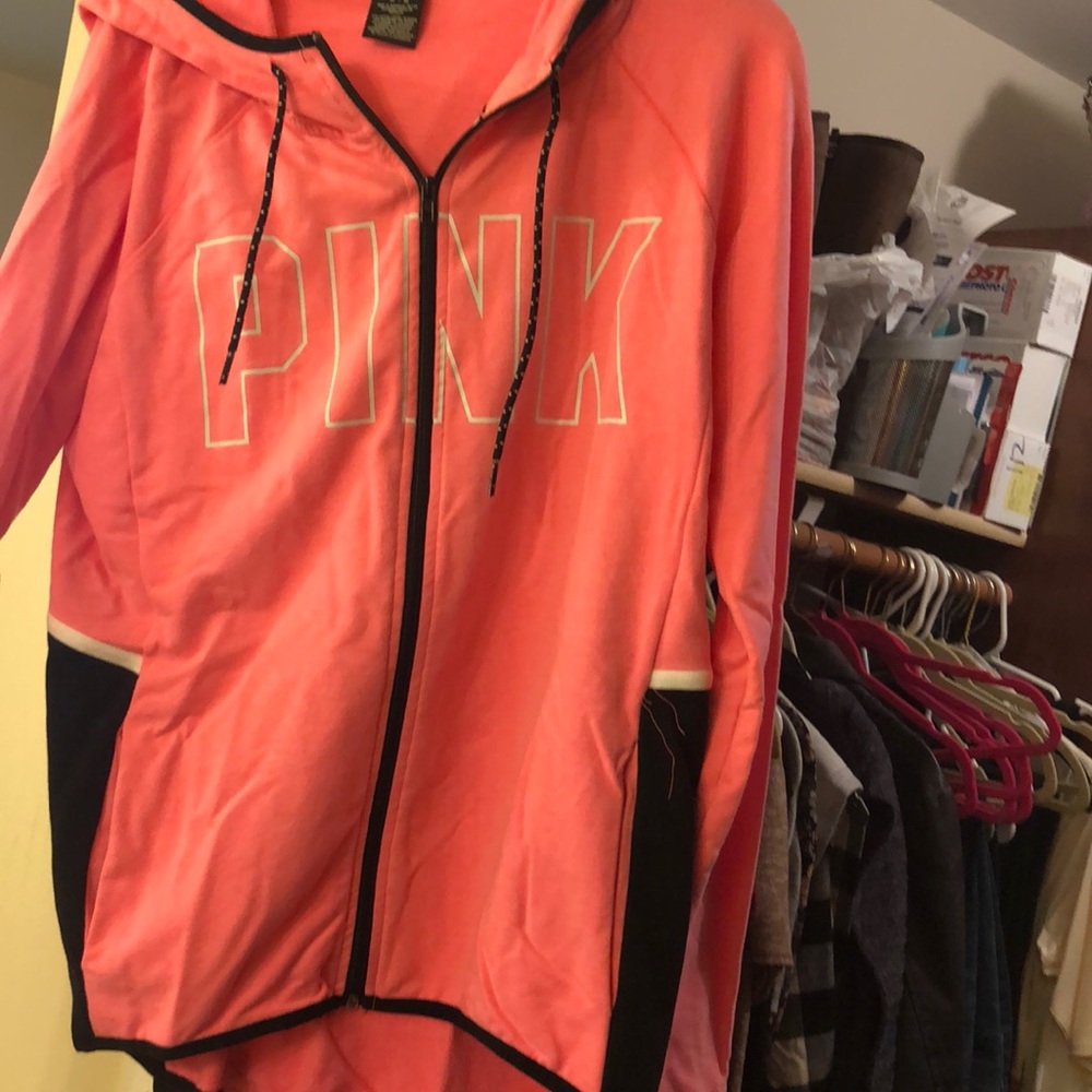 Pink hoodie